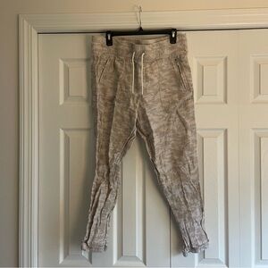 Athleta Cabo tide linen joggers